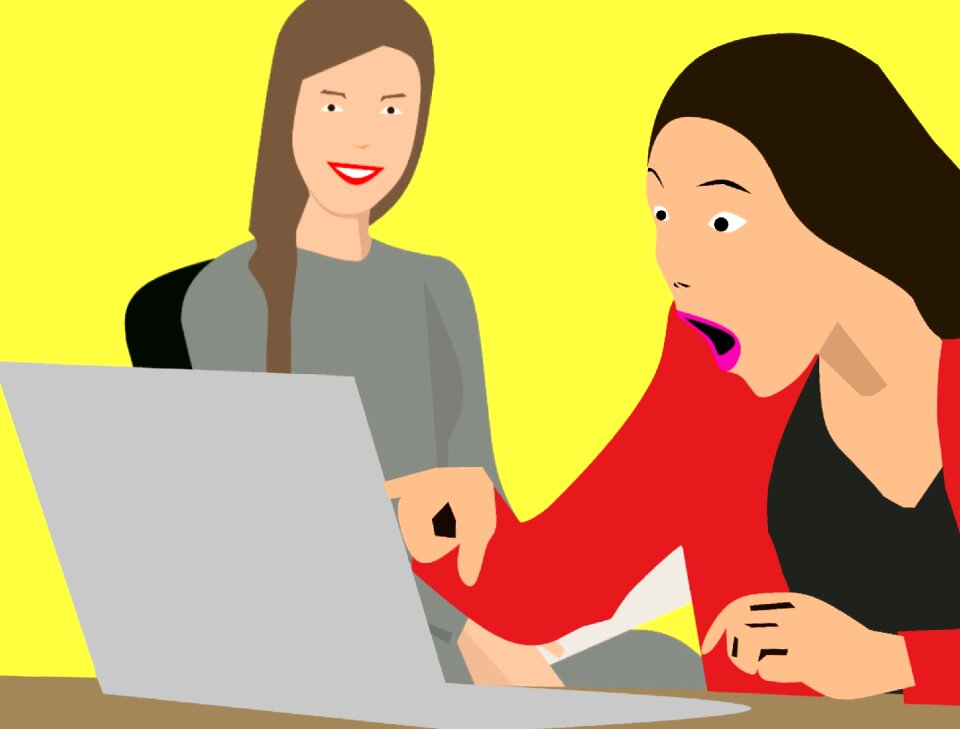 Employee's desk colleges