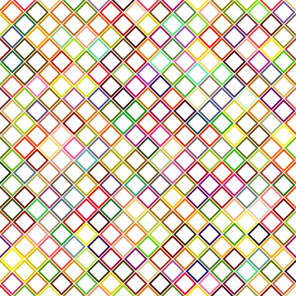 Square diagonal pattern