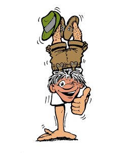 Boy make bullshit Free illustrations
