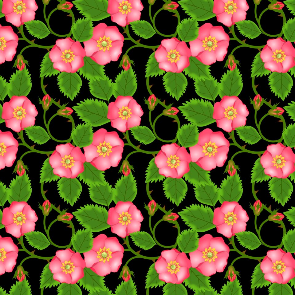 Pink red entwine