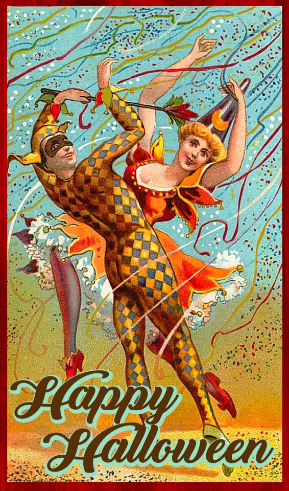 Celebrate dancing card