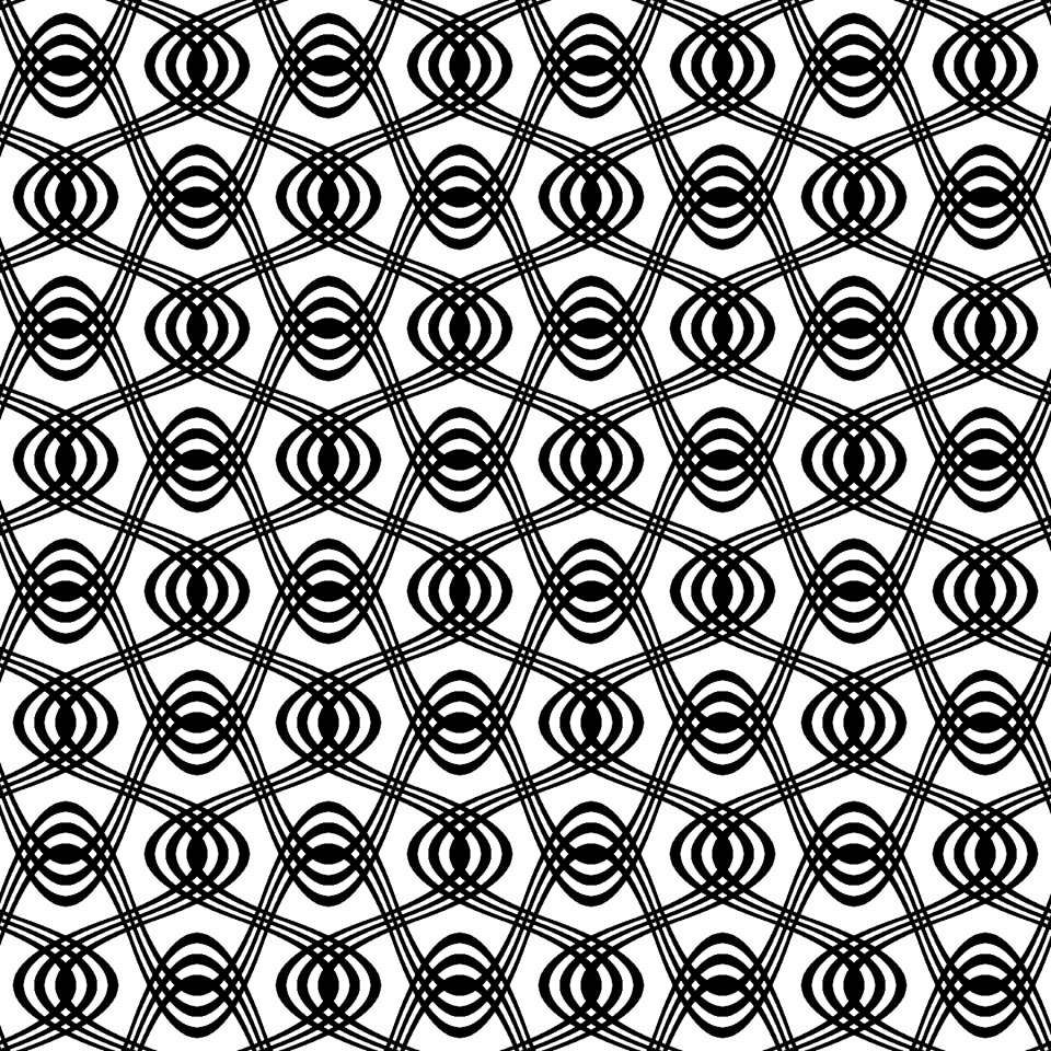 Wavy halftone wallpaper