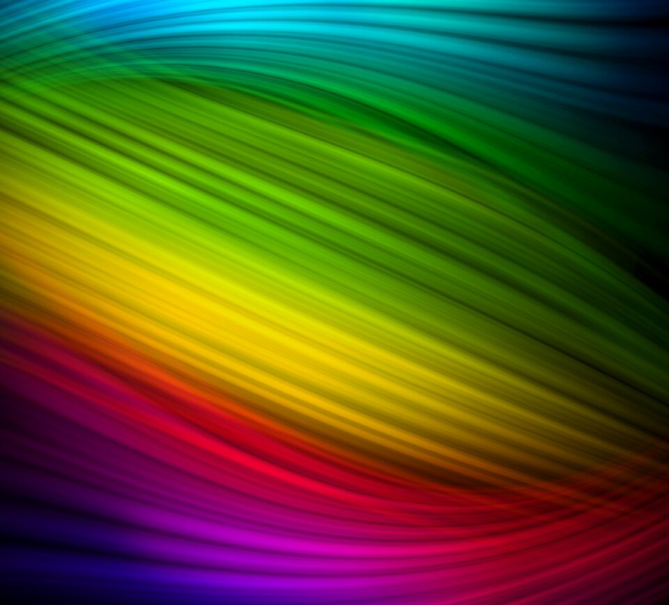 Bright wave colorful