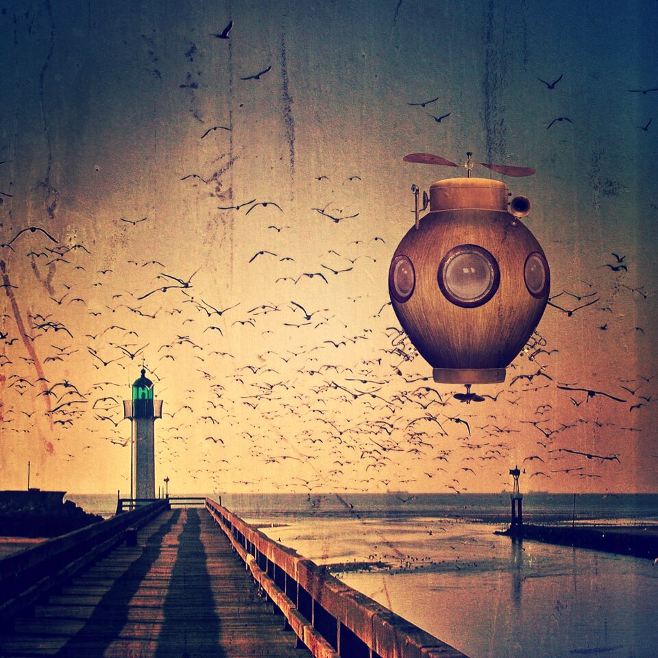 Surreal creative artistic