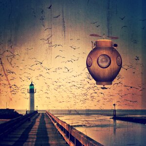 Surreal creative artistic