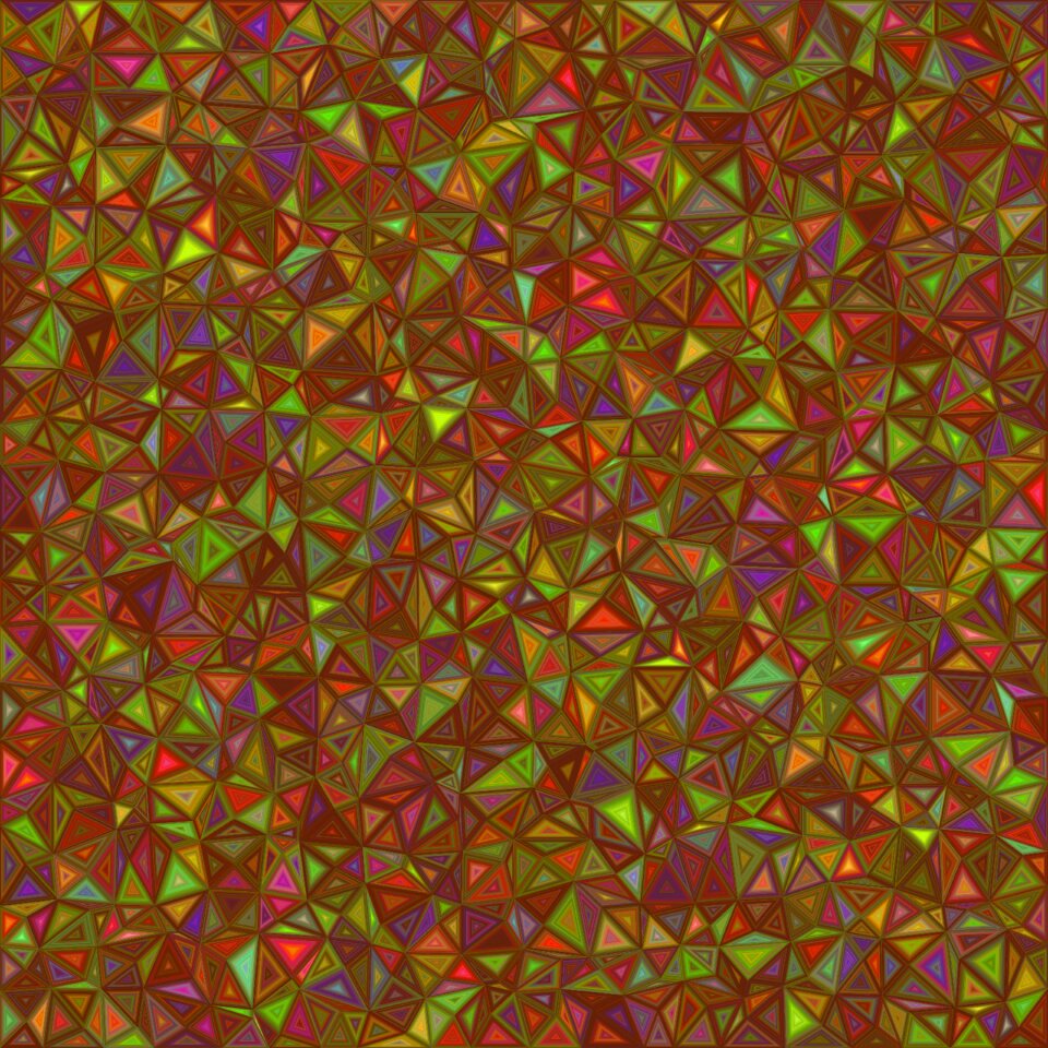 Polygon chaotic wallpaper