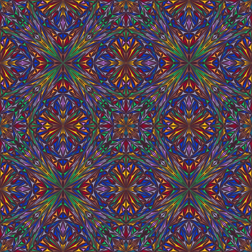 Kaleidoscopic geometric symmetry