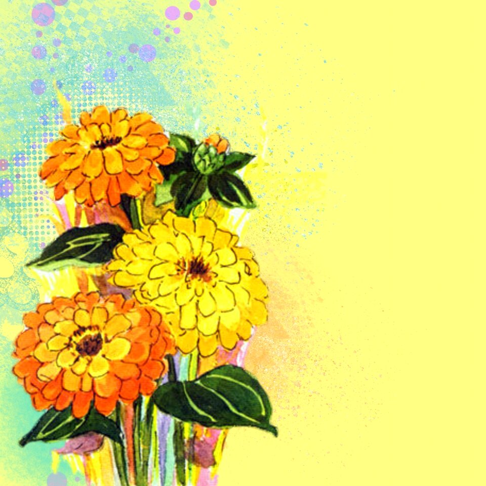 Bright splashes scrapbooking