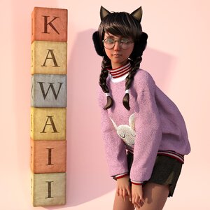 Cosplay character girl