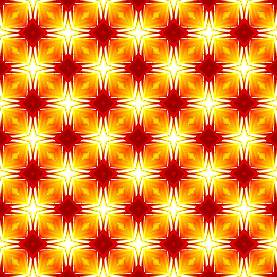 Seamless bright orange box