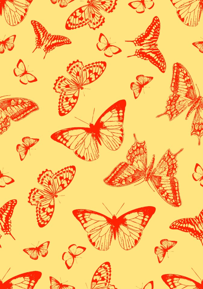 Seamless pattern flying