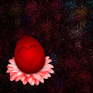 Eggs easter background texture heart