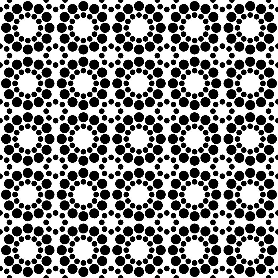 Black and white seamless pattern decorative
