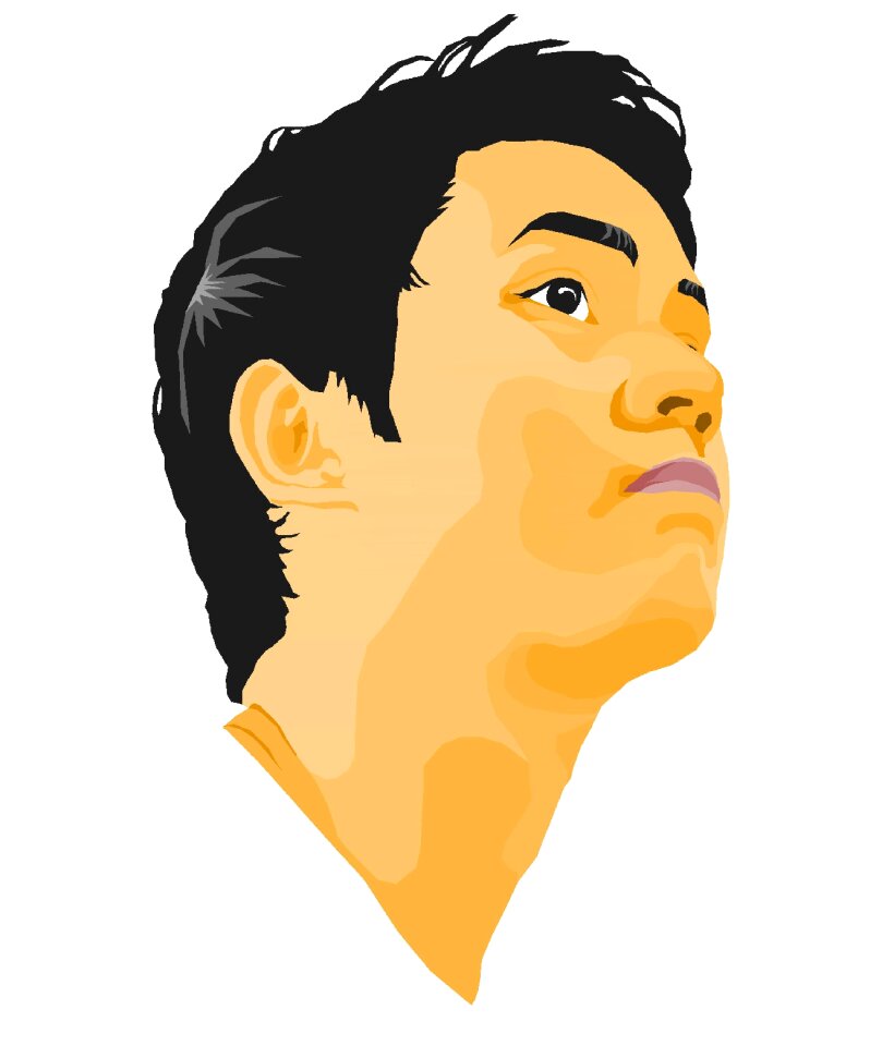 Boys dark hair Free illustrations