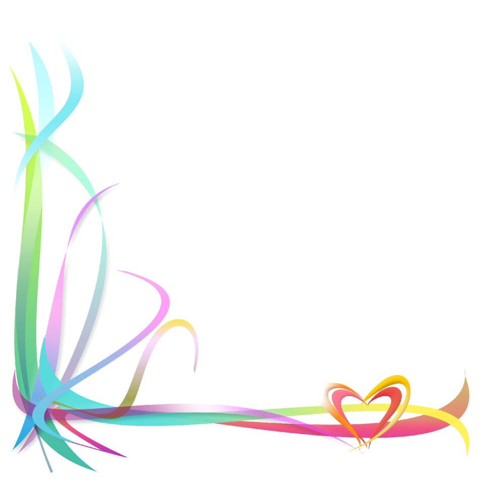 Gracefully the heart of background
