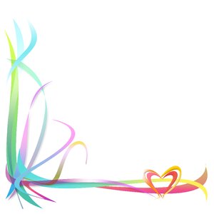 Gracefully the heart of background