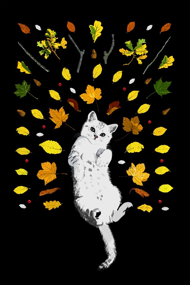 Leaves fall pet