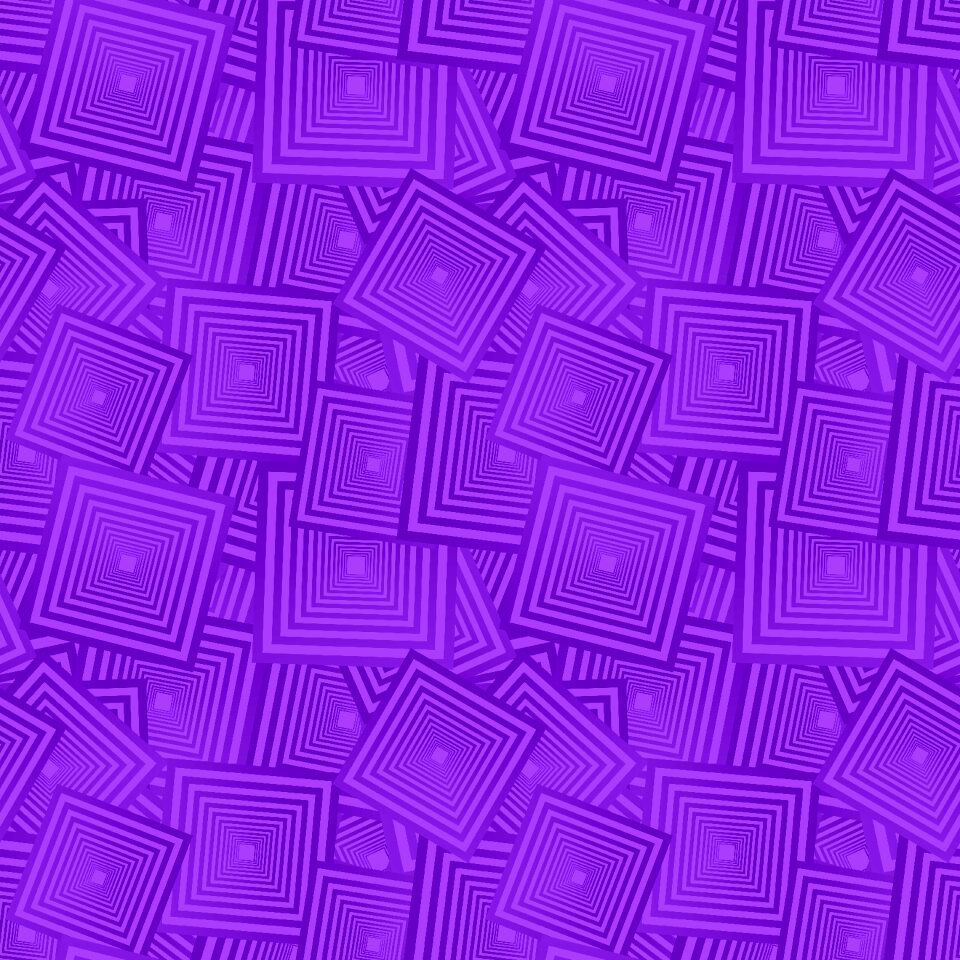 Geometrical square purple