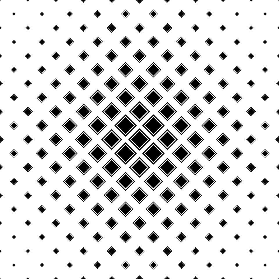 Black and white seamless pattern decorative
