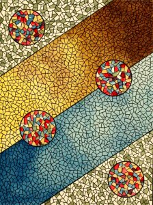 Shape mosaic vintage