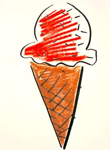 Ice cream sprinkles Free illustrations