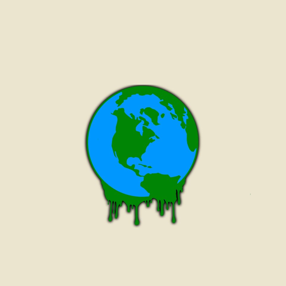Blue hour continents graphic