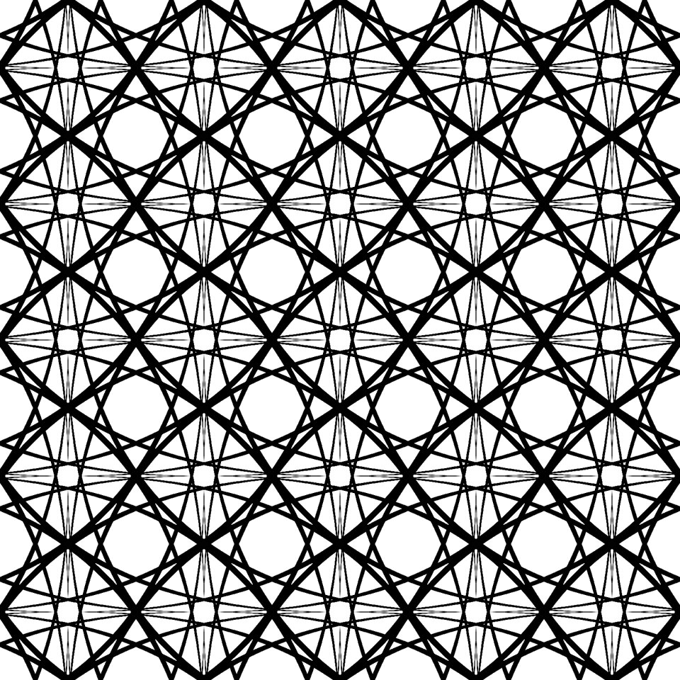 Curved seamless grid