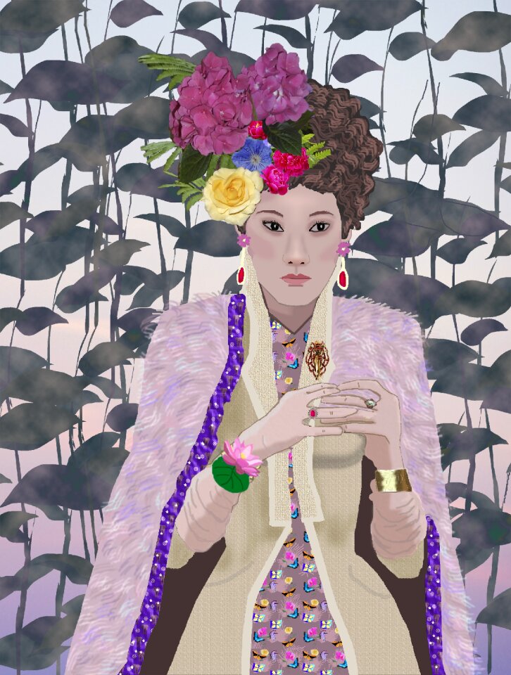 Face oriental Free illustrations