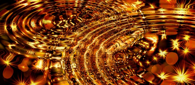 Concentric waves circles water