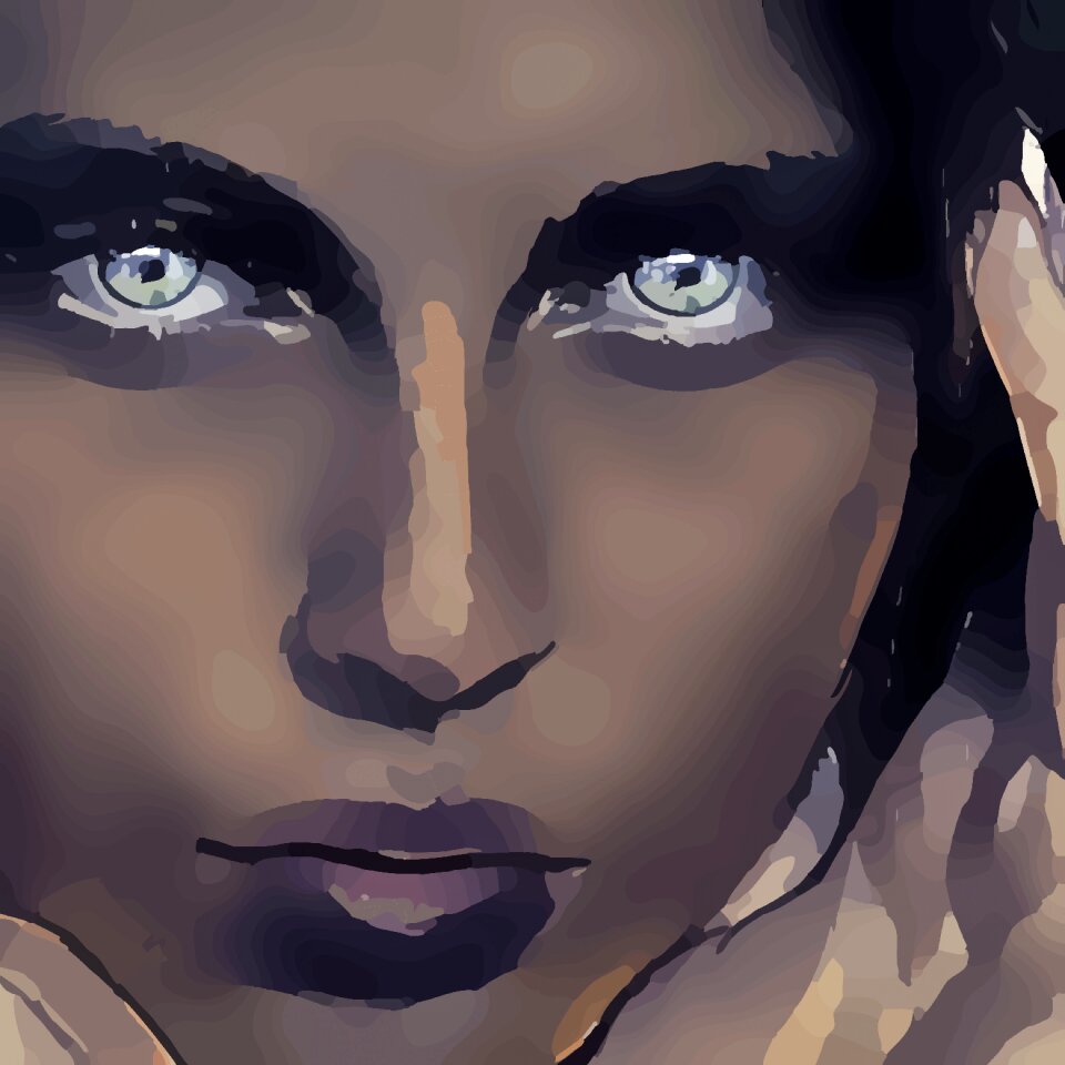 Eyes beautiful female