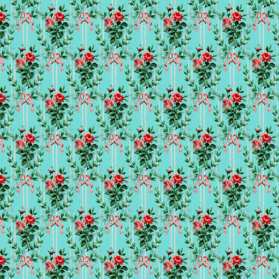 Pattern decorative romantic