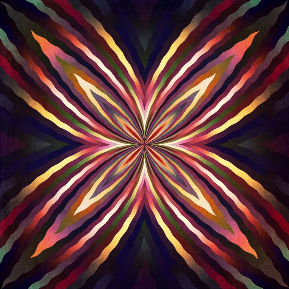 Modern art artwork star