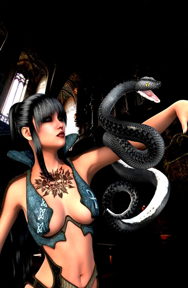 Mystical fantasy female