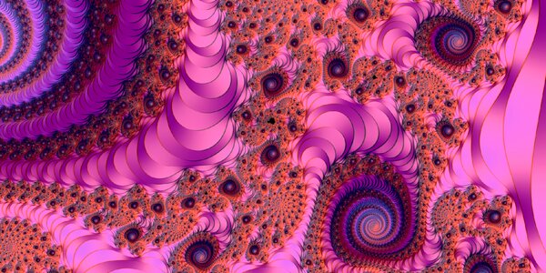 Colorful abstract infinity