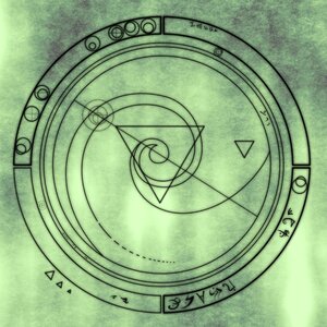 Mystic esoteric alchemy