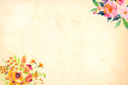 Floral border garden frame