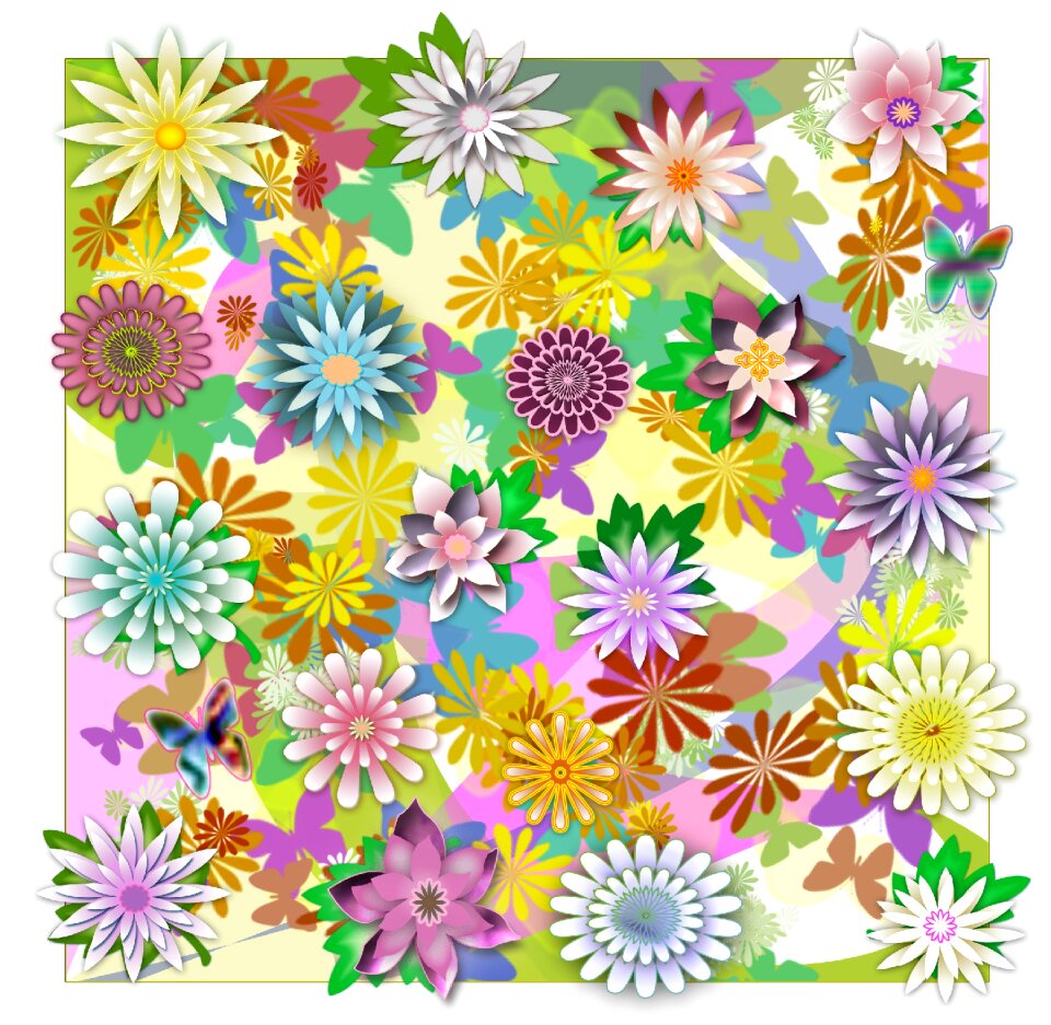 Flowers graphic Free illustrations