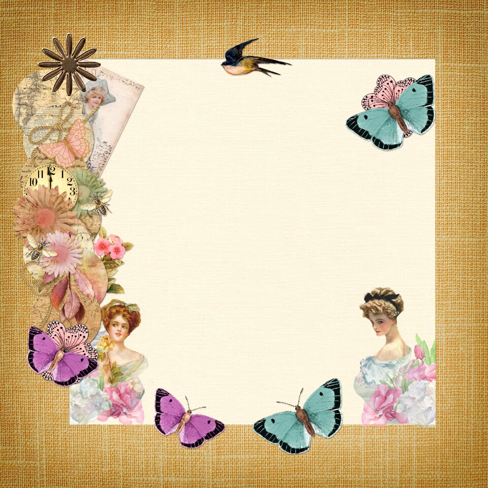 Invitation album brown frame
