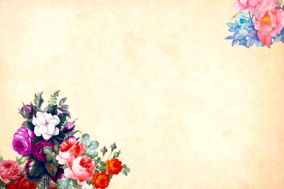 Floral border garden frame