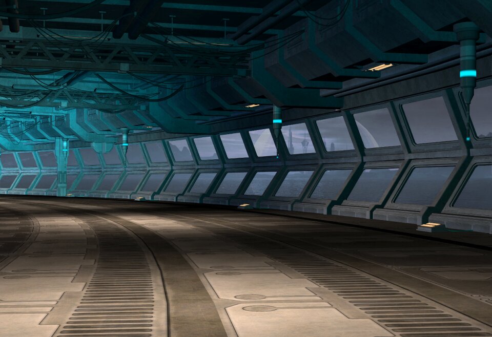 Corridor hall interior