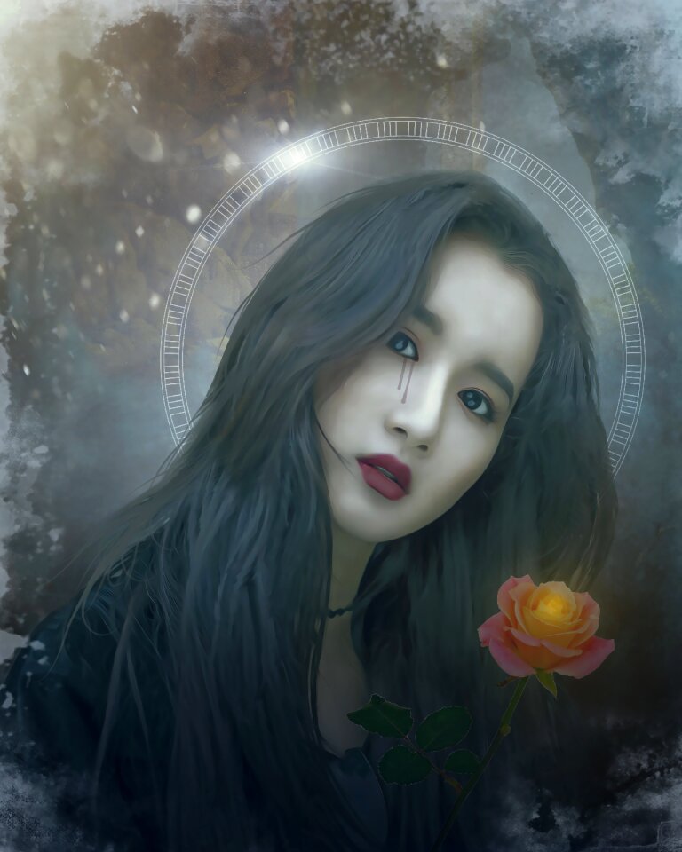 Dark flower magic