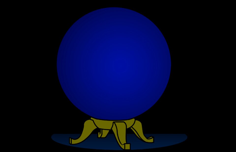 Glass circle cartoon