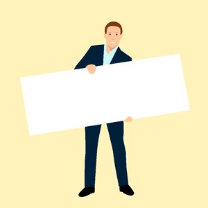Blank board copy space