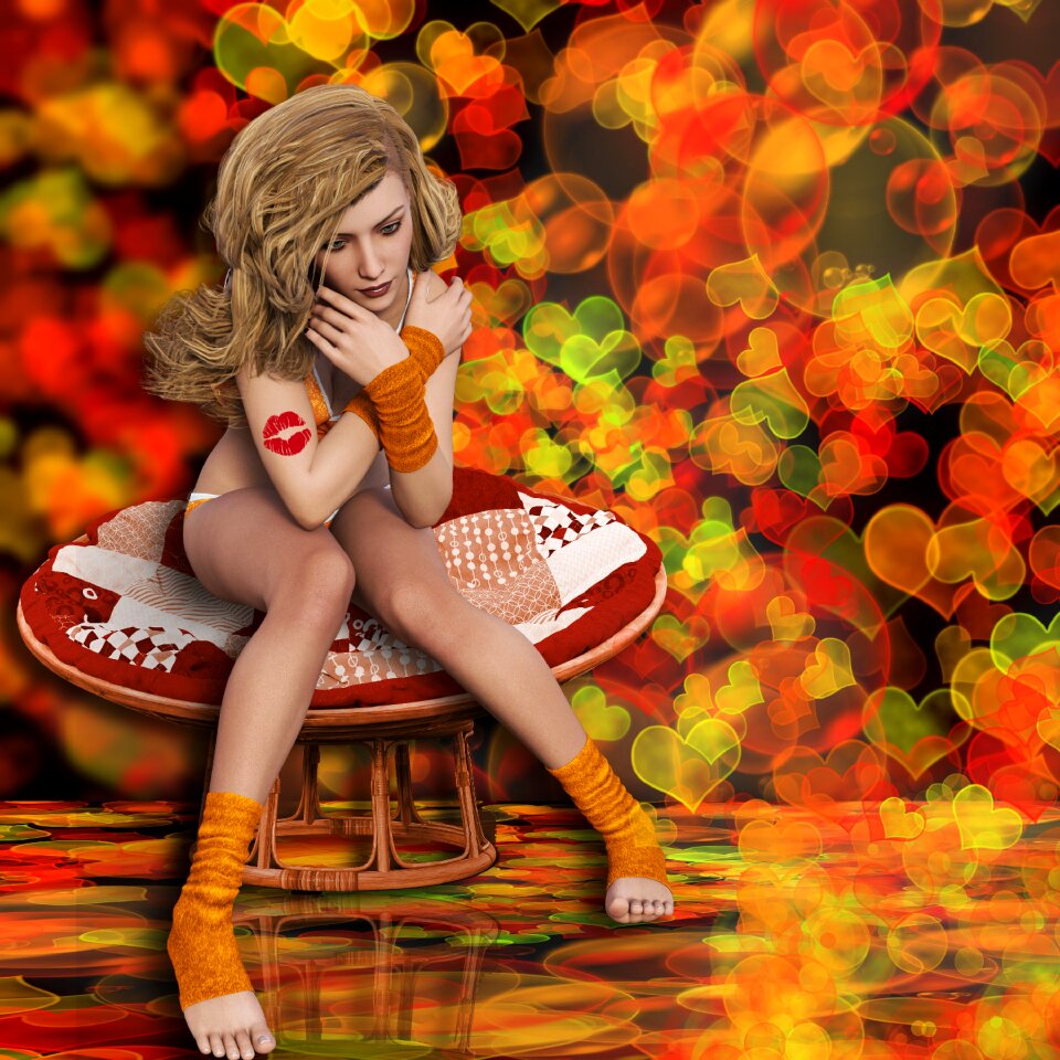 Background romantic hearts reason