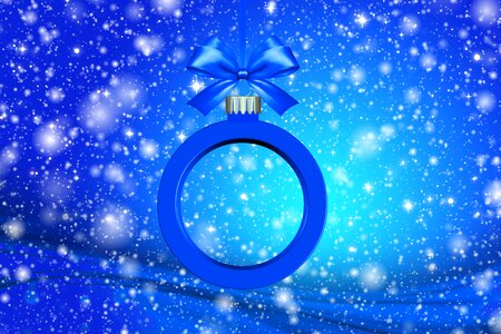 Ring jewellery christmas decorations