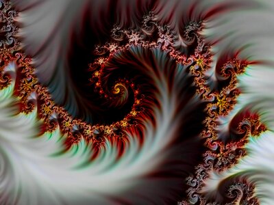 Fantasy spiral abstract