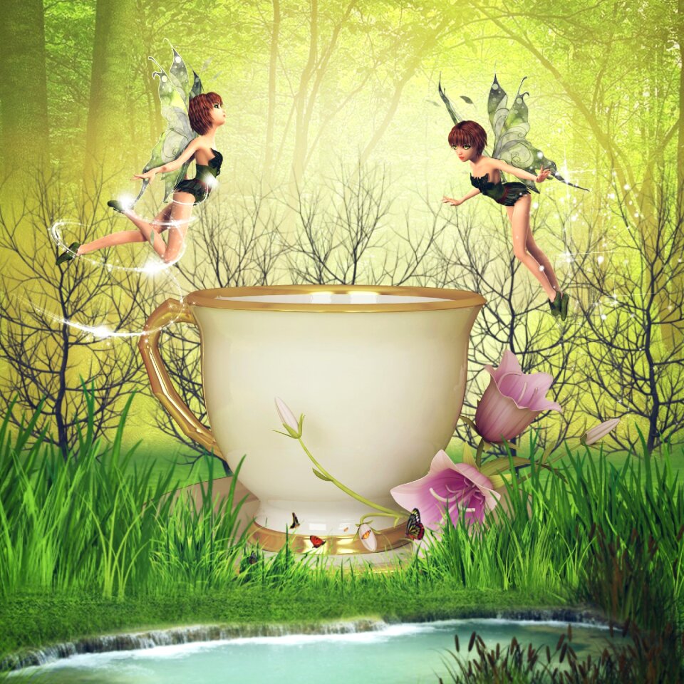 Outdoors fairy Free illustrations