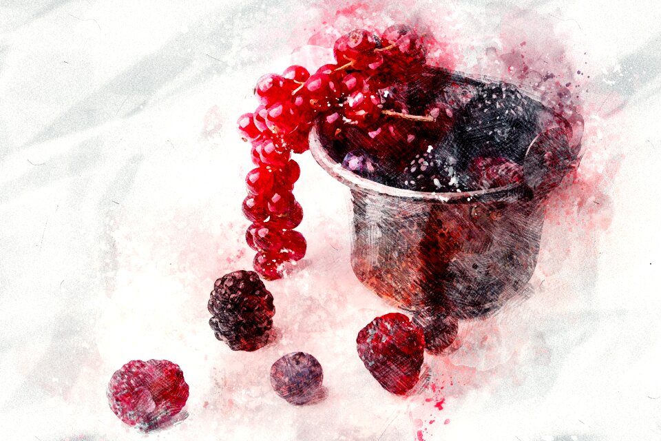 Food-photography color fruit