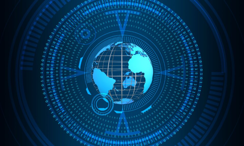 Business world globe
