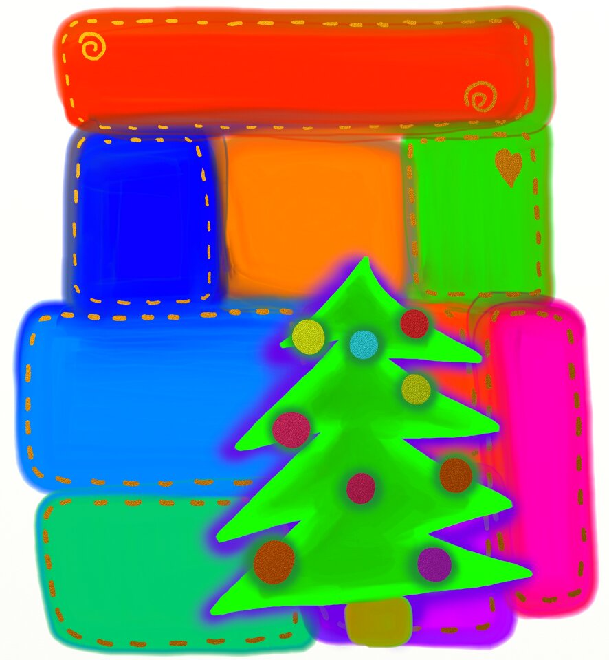 Holiday christmas tree christmas tree background
